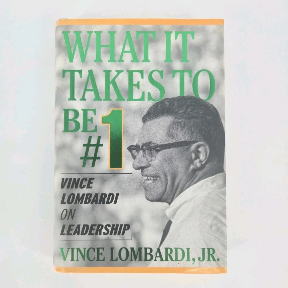 What It Takes To Be #1 Vince Lombardi Jr First Edition Hardcover DJ 2001 Leader